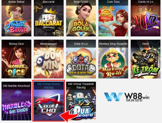 Đua Chó Ảo: Bí Quyết Săn Thưởng Đỉnh Cao Của Dân Chơi Chuyên Nghiệp 6 Nhấp vào game đua cho tại sảnh kingmaker w88