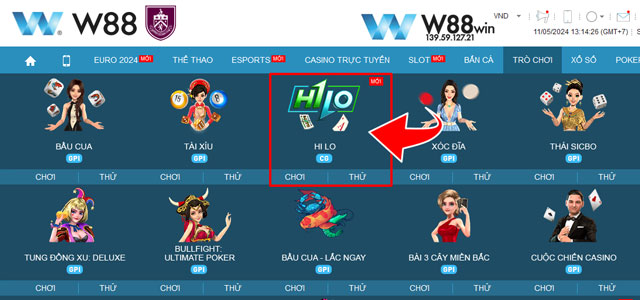 Phân Biệt Game Hi Lo Và Bài Hi Lo - Hé Lộ Mánh Khóe Chơi Thắng Lớn 5 Thông tin về game hi lo tại sảnh trò chơi w88