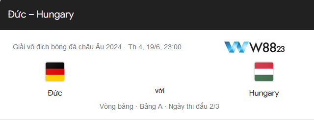 Nhận Định Đức Vs Hungary (23h, 19/6) Bảng A – Euro 2024 Tại W88 203 7 Dự đoán kết quả Đức vs Hungary bảng A EURO 2024