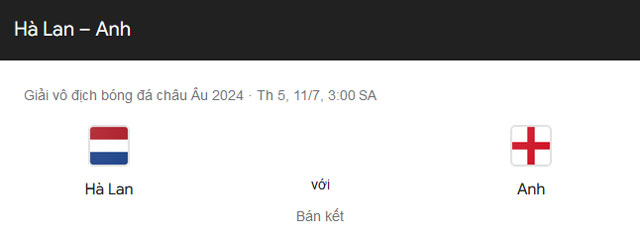 Nhận Định Hà Lan Vs Anh (2h, 11/7), Bán Kết Euro 2024 Tại W88 203 7 Dự đoán kết quả bán kết Euro 2024 giữa Hà Lan Vs Anh từ W88