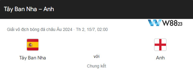 Nhận Định Tây Ban Nha Vs Anh (2h00, 15/7), Chung Kết Euro 2024 Tại W88 203 7 Dự đoán kết quả chung kết Euro 2024 giữa Tây Ban Nha vs Anh