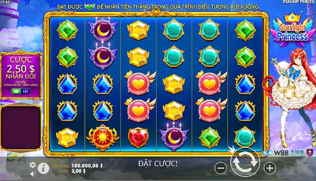 Slot Công Chúa Ánh Sáng: Cẩm Nang Đặt Cược Và Thắng Lớn Cho Người Mới 7 Đồ họa bắt mắt trong game Starlight Princess