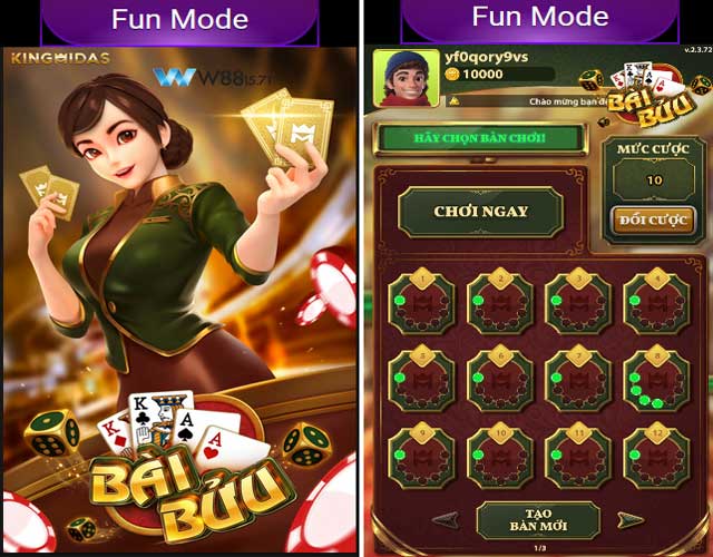 Cách Chơi Bài Bửu: Cẩm Nang Chi Tiết Cho Người Mới Bắt Đầu 7 Giao diện game bài bửu online tại W88