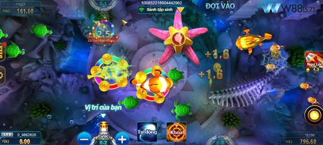 Săn Cá Siêu Cấp Với Happy Fishing: Mẹo Và Chiến Lược Không Thể Bỏ Qua 7 Giao diện game bắn cá vui vẻ tại W88