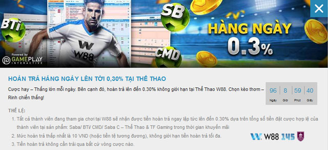 Cách Tính Tiền Hoàn Trả: Nghệ Thuật Kiếm Tiền Từ Cá Cược Trực Tuyến 7 Khuyến mãi hoàn trả tại thể thai W88