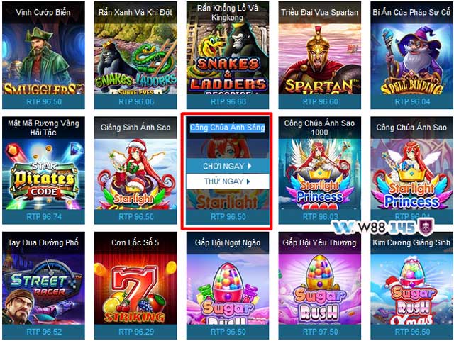 Slot Công Chúa Ánh Sáng: Cẩm Nang Đặt Cược Và Thắng Lớn Cho Người Mới 6 Tận dụng tính năng hỗ trợ chơi thử của nhà cái W88
