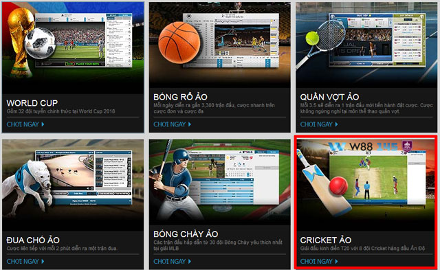 Cricket Ảo: Cách Thức Phá Đảo Thế Giới Ảo, Thu Về Bộn Tiền 5 Tìm hiểu về Cricket Ảo tại W88